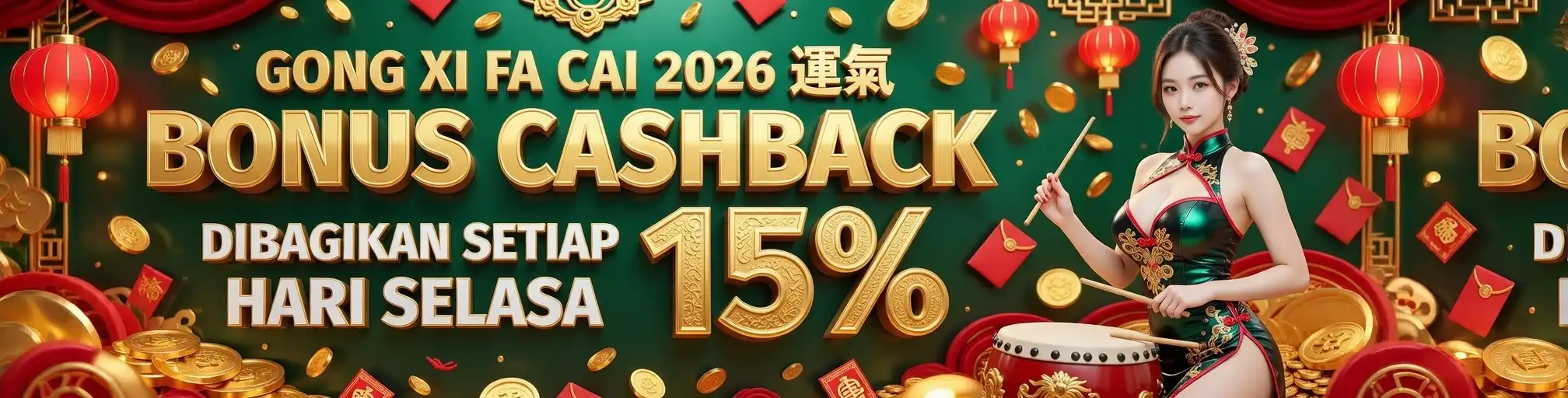 CASHBACK MINGGUAN HINGGA 15% - SLOT | LIVECASINO | SPORTBOOKS